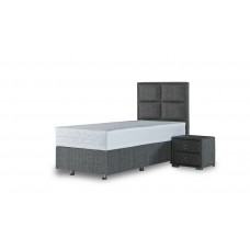 1 person Storage Box spring Anthracite