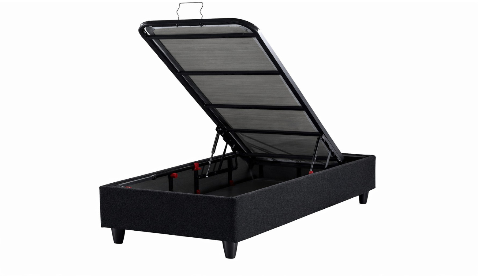 1 Persoons Nessa® Opbergruimte Boxspring - Ruimtebesparend - Gestoffeerd 1 Persoons Nessa® Opbergruimte Boxspring - Ruimtebesparend - Gestoffeerd