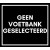 geen voetbank 